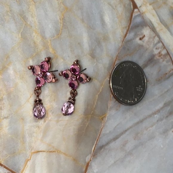 Beautiful Sparkly Crystal Earrings - Picture 2 of 5